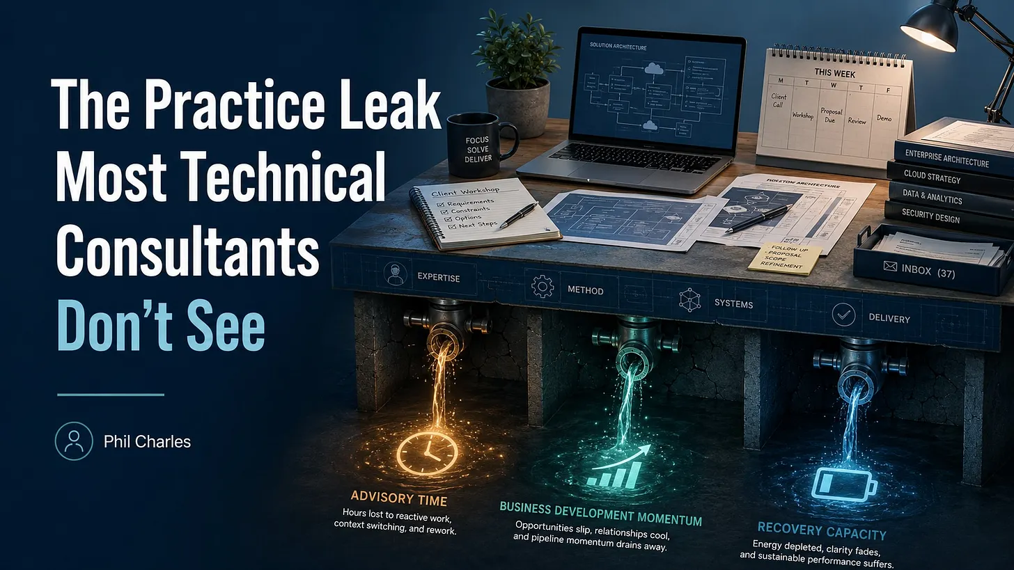 The Practice Leak Most Technical Consultants Don’t See